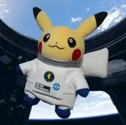 Astronaut Pikachu logo